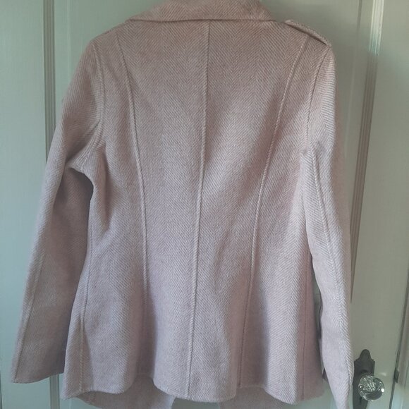 NEW FIT Bad Girl Wool Blend Moto Coat - Picture 4 of 5